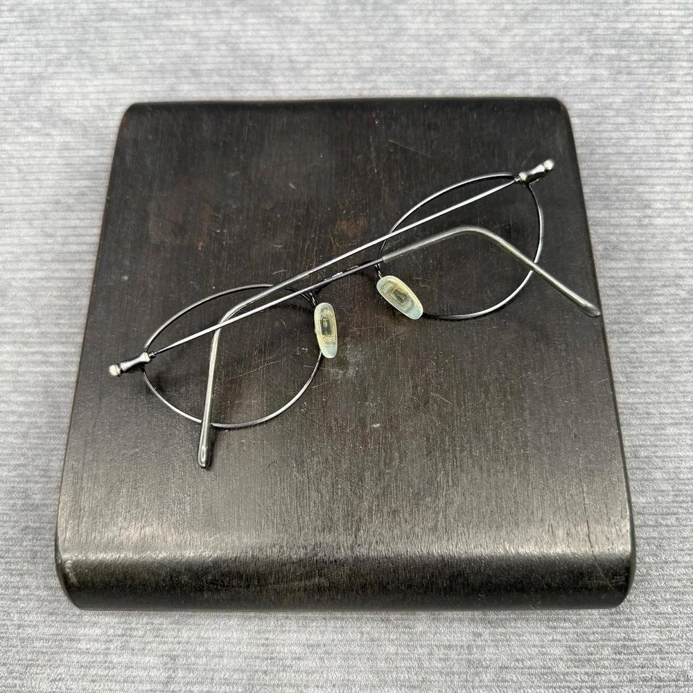 Celebrity by Altair Y2k Eyewear SBlue Oval Metal Glasses Frames Italy 48-20-135